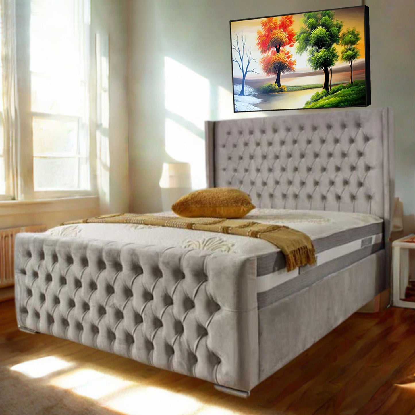 Serenity Bed Frame With Wings